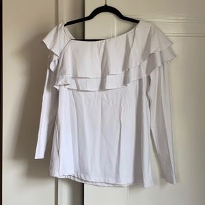 Susana Monaco OTS Ruffle Top size M